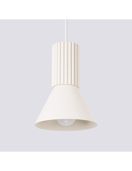 Lampa wisząca ESTRIA 1 beżowa