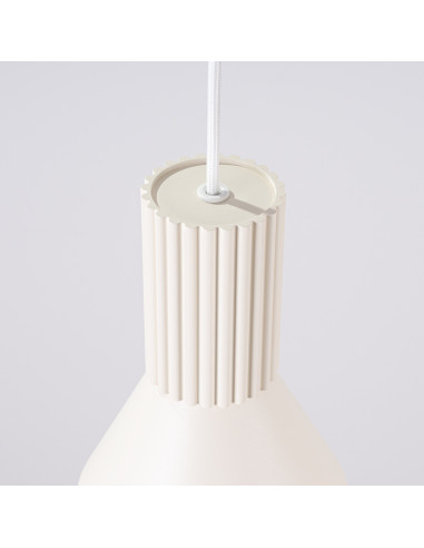 Lampa wisząca ESTRIA 1 beżowa