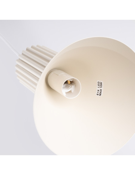 Lampa wisząca ESTRIA 1 beżowa