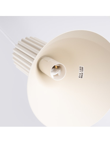 Lampa wisząca ESTRIA 3P beżowa