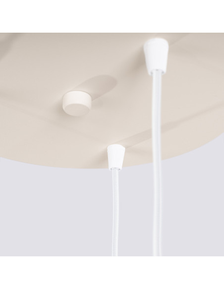 Lampa wisząca ESTRIA 3P beżowa
