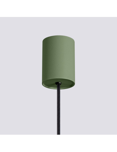 Lampa wisząca ESTRIA 1 beżowa/zielona oliwka