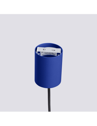 Lampa wisząca ESTRIA 1 biała/ultramaryna