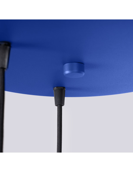 Lampa wisząca ESTRIA 3P biała/ultramaryna