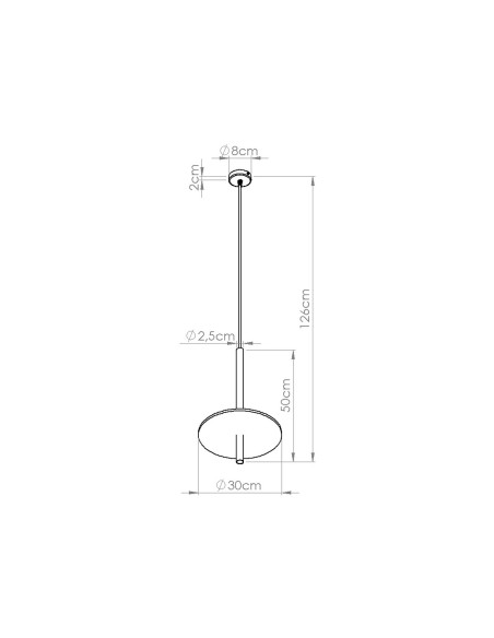 Lampa wisząca FELTRO 1 czarna/beżowa