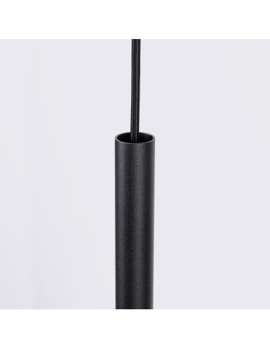 Lampa wisząca FELTRO 1 czarna/beżowa
