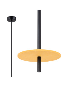 Lampa wisząca FELTRO 1 czarna/żółta