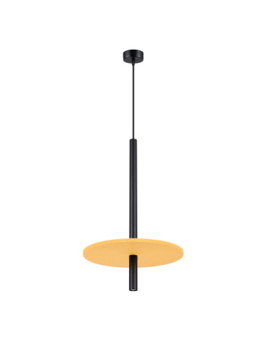 Lampa wisząca FELTRO 1 czarna/żółta