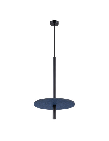 Lampa wisząca FELTRO 1 czarna/granatowa