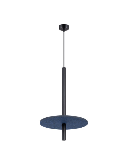 Lampa wisząca FELTRO 1 czarna/granatowa