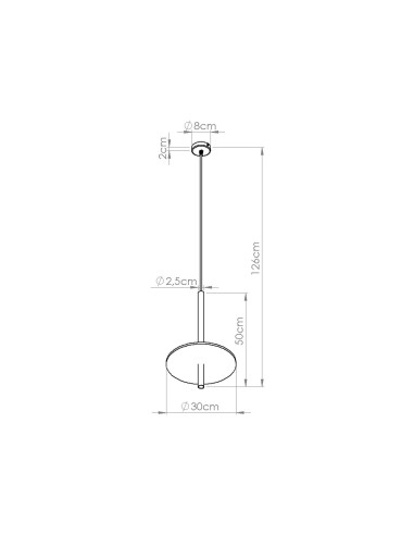 Lampa wisząca FELTRO 1 czarna/granatowa