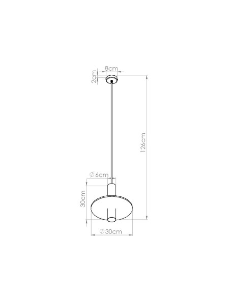 Lampa wisząca PELTA 1 czarna/beżowa
