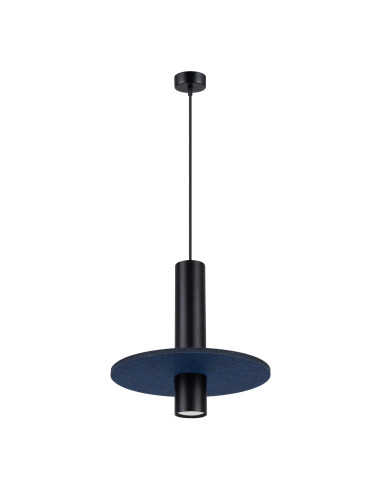 Lampa wisząca PELTA 1 czarna/granatowa