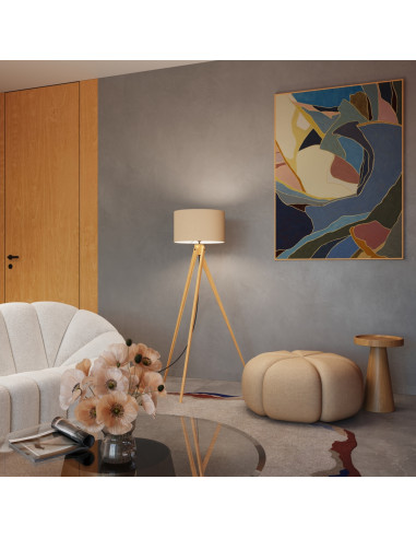 Lampa podłogowa NATT taupe
