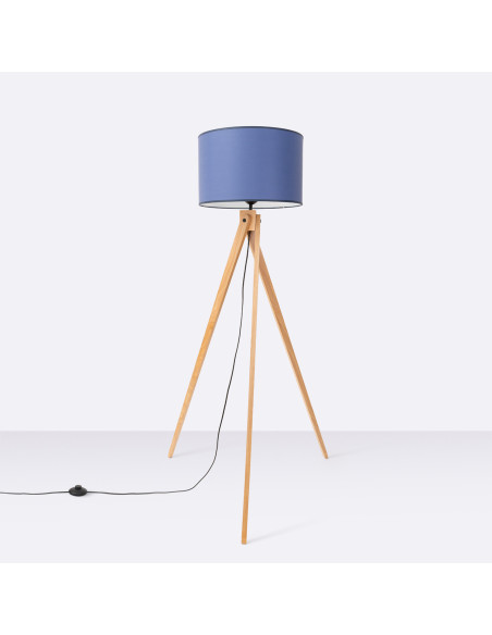 Lampa podłogowa NATT granat