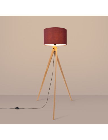 Lampa podłogowa NATT burgund