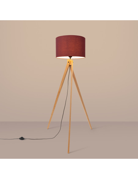 Lampa podłogowa NATT burgund