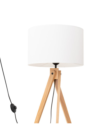 Lampa podłogowa NATT biała