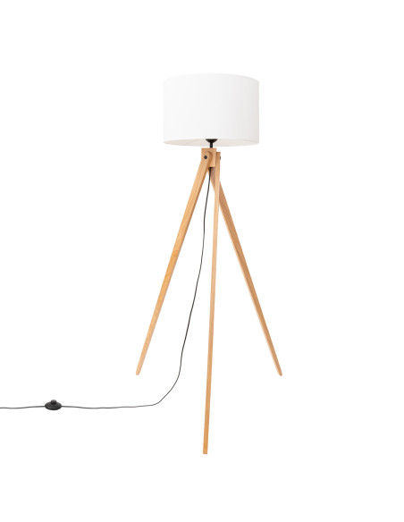 Lampa podłogowa NATT biała