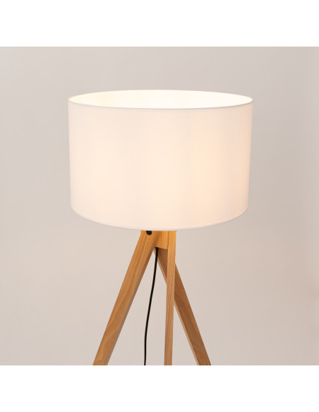 Lampa podłogowa NATT biała