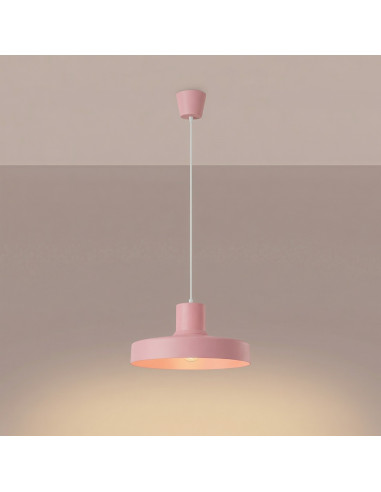 Lampa wisząca BILO różowa