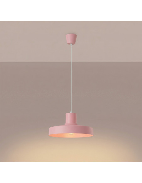 Lampa wisząca BILO różowa