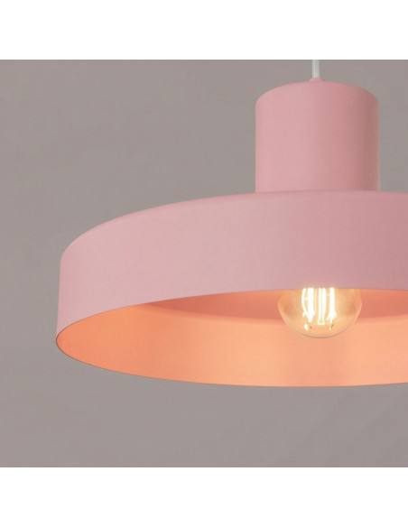 Lampa wisząca BILO różowa