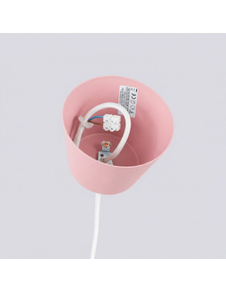 Lampa wisząca BILO różowa