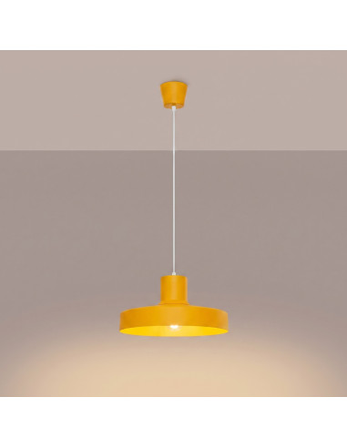 Lampa wisząca BILO żółta