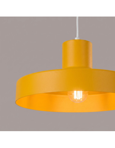 Lampa wisząca BILO żółta