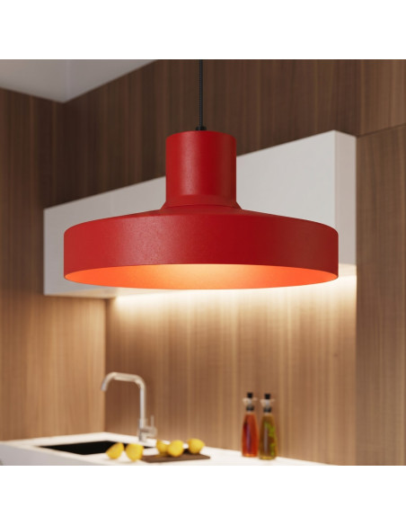 Lampa wisząca BILO czerwona