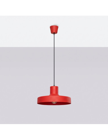 Lampa wisząca BILO czerwona