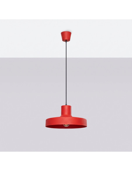Lampa wisząca BILO czerwona