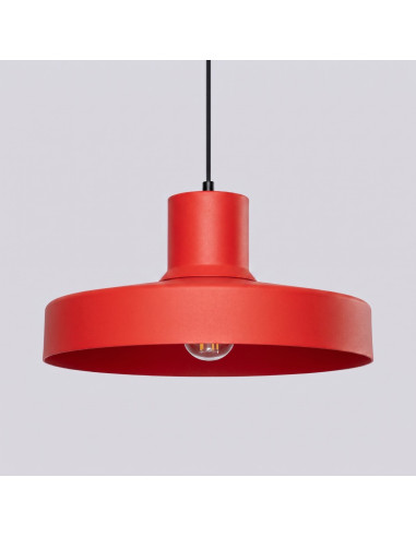 Lampa wisząca BILO czerwona