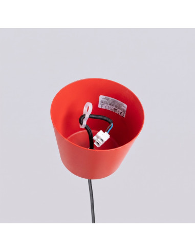 Lampa wisząca BILO czerwona