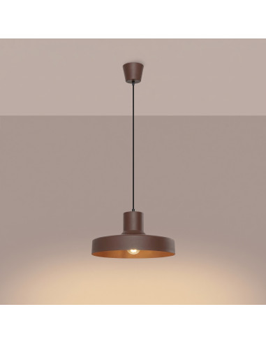 Lampa wisząca BILO brązowa