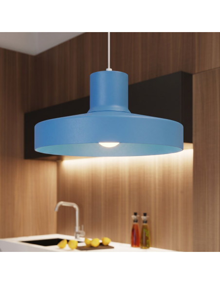 Lampa wisząca BILO błękitna