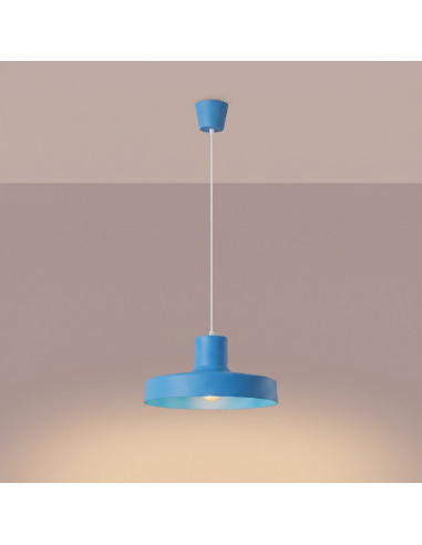 Lampa wisząca BILO błękitna