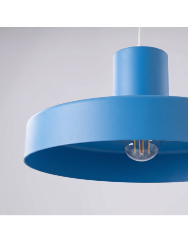 Lampa wisząca BILO błękitna