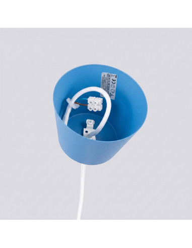 Lampa wisząca BILO błękitna