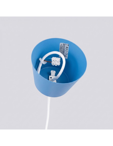 Lampa wisząca BILO błękitna