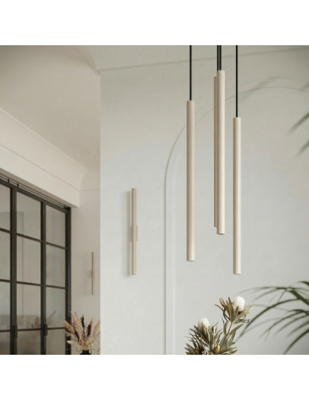 Lampa wisząca PASTELO 2 taupe