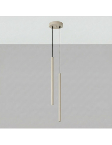 Lampa wisząca PASTELO 2 taupe