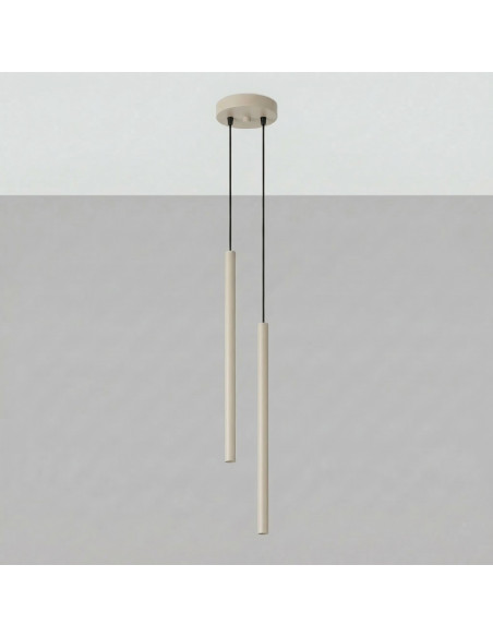 Lampa wisząca PASTELO 2 taupe