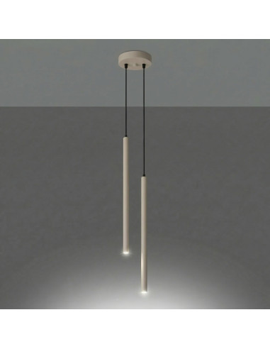 Lampa wisząca PASTELO 2 taupe