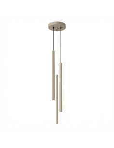 Lampa wisząca PASTELO 3P taupe