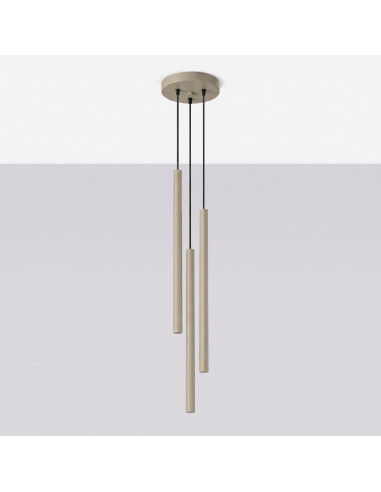 Lampa wisząca PASTELO 3P taupe