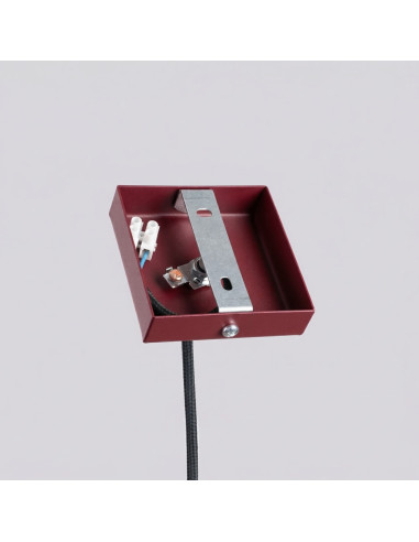 Lampa wisząca PASTELO 1 burgund