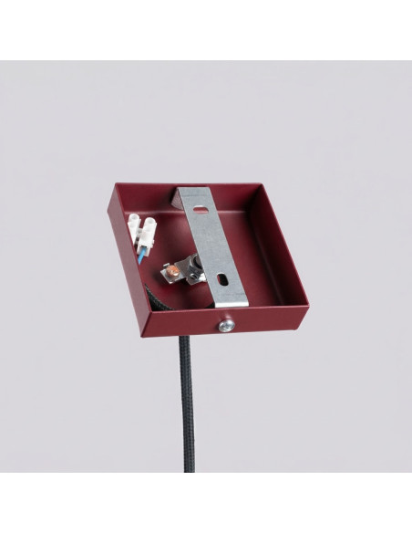 Lampa wisząca PASTELO 1 burgund