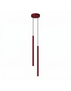Lampa wisząca PASTELO 2 burgund